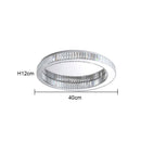 GobekUsa Crystal Round Ceiling Lamp for Modern Minimalist Indoor Lighting décor
