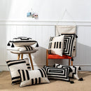 GobekUsa Boho Geometric Tufted Cushion Cover with Fringe - 45X45/30X50CM