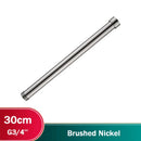 GobekUsa Black Bathroom Shower Faucet Extension Tube - Round & Square 30/40cm General Interface