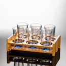GobekUsa Clear Glass Liquor Cup Set 2oz Chinese Spirit Drinking Glasses with Graduated Line