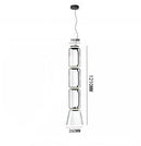 GobekUsa Heavy Glass Modern Chandelier Pendant Lamps for Living Room, Dining Room, and Store