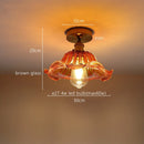 GobekUsa Green Stripe Glass Pendant Lamp Fixture for Home Decor & Kitchen Lighting