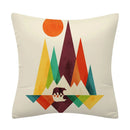 GobekUsa Geometry Pattern Cushion Cover Polyester Cotton Sofa Pillowcase Home Decor