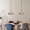 GobekUsa Glass Art Chandelier: Nordic Minimalist LED Pendant Light for Home, Cafe, Bar