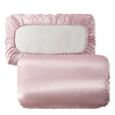 GobekUsa Imitation Silk Elastic Band Pillowcase Queen King Size Smooth Satin Luxury Bedding