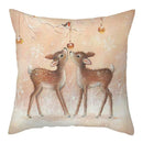 GobekUsa Christmas Soft Plush Cushion Cover Cute Rabbit Deer Pillowcase 45x45cm