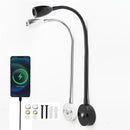 GobekUsa LED Reading Light with USB Port, Touch Dimmable Gooseneck Lamp
