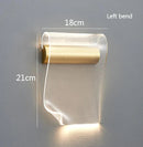 GobekUsa Heavenly Book LED Wall Lamp - Modern Acrylic Design for Living Room and Bedroom