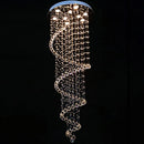 GobekUsa Crystal Pendant Chandelier for Staircase Hotel Bedroom Hanging Lamp
