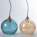 GobekUsa Glass Ball Pendant LED Chandelier for Bedroom Dining Room Kitchen