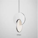GobekUsa Geometric Circle Gold Iron Pendant Light Chandelier