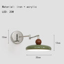GobekUsa Iron Wall Light: Modern Rotatable LED Wall Lamp for Bedroom Lighting