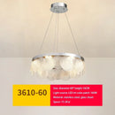 GobekUsa Glass Chandelier LED Ceiling Lamp | Modern Metal Art | Indoor Living Room Kitchen Decoration
