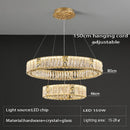 GobekUsa Crystal Ceiling Chandelier | Luxury Glass Hanging Lamps LED Décor