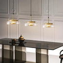 GobekUsa LED Glass Bowl Pendant Light: Modern Nordic Home Decor Lighting for Dining Bedroom Kitchen Island
