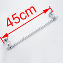 GobekUsa Crystal Chrome Towel Bar - Stainless Steel Bathroom Accessories