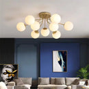 GobekUsa Bubble Glass LED Ceiling Light for Living Room Bedroom Kitchen Dining