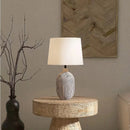 GobekUsa Japanese Style Ceramic Table Lamp for Living Room, Bedroom, Study - Simple & Elegant