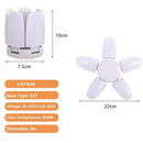 GobekUsa Industrial LED Ceiling Light Deformable Foldable E26/27 Bulb for Garage Warehouse