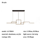 GobekUsa Geometric LED Pendant Lights for Dining Room Kitchen Bar Home Decor