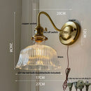 GobekUsa Amber Flower Glass LED Wall Sconce for Living Room, Cafe, Bathroom Vanity