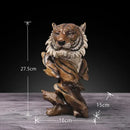 GobekUsa Animal Statue Collection: Eagle Wolf Lion Tiger Horse Desktop Artwork Decoration & Gift