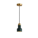 GobekUsa Emerald-Green LED Pendant Lamp for Dining Living Room Loft Bar Bedside