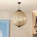 GobekUsa Luxe Crystal Chandelier for Living Room Bedroom - Mid Century Modern Elegance