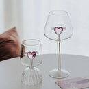 GobekUsa 3D Rose Champagne Flute Glass: Unique Custom Wine Goblet Cup with Rose Inside