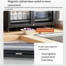 GobekUsa Kitchen Cupboard Storage Rack with Dustproof Cover Organizing Dish Box