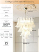 GobekUsa Elegant Crystal Chandelier for Duplex Apartment & Villa Staircase