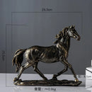 GobekUsa Elegant Horse Resin Statue for Home Office Decor