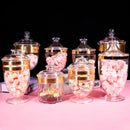 GobekUsa Acrylic Candy & Spice Jar Set for Kitchen Food Storage