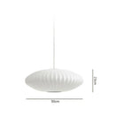 GobekUsa Bubble Silk Pendant Chandelier for Dining Living Room Kitchen Island & Bedroom