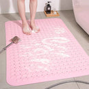 GobekUsa Large Non-Toxic Non-Slip Bath Mat with Suction Cups for Safety and Comfort