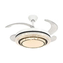 GobekUsa LED Ceiling Fan with Remote Control, Modern ABS Blades, 110V 220V