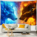 GobekUsa Boho Wildlife Tapestry Wall Hanging Psychedelic Home Decor