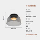 GobekUsa Glass LED Ceiling Light in Amber/Gray/Green - Modern Indoor Lighting for Various Spaces