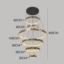GobekUsa Crystal Chandelier Stair Pendant Lamp Living Room Pendant Lights Interior Lighting