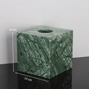 GobekUsa Green Marble Bathroom Set: Dispenser, Dish, Holder, Tissue Box & Accessories