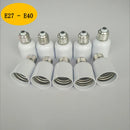 GobekUsa E27 to E40 Light Bulb Adapter Socket Converter - Pack of 10