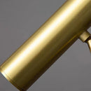 GobekUsa Brass Floor Light: Modern Rotatable Standing Lamp for Living Room, Bedroom, Hotel