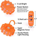 GobekUsa LED Safety Flare Emergency Flashing Strobe Light - 9 Modes - Portable & Rechargeable