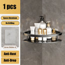 GobekUsa Aluminum Corner Shelf Organizer for Bathroom and Kitchen Storage