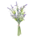 GobekUsa Lavender Wedding Wreath Artificial Flowers Home Decor Craft Fake Plants