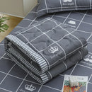 GobekUsa Daisy Print Quilt for Spring Summer, Queen Size, Mechanical Wash, Comfortable Blanket