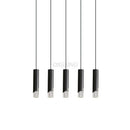 Dimmable Gold and Black Aluminum LED Pendant Light