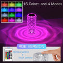 GobekUsa Crystal LED Night Light, USB Rechargeable Ambient Lamp for Room Decor