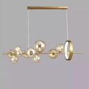GobekUsa Glass Ball Pendant Lamps for Dining Room Kitchen Chandelier Lighting