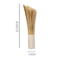 GobekUsa Bamboo Kitchen Pot Brush with Long Handle for Green Cleaning